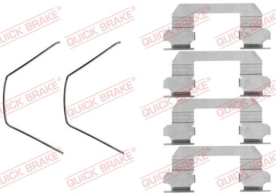 QUICK BRAKE Комплектующие, колодки дискового тормоза 109-1789